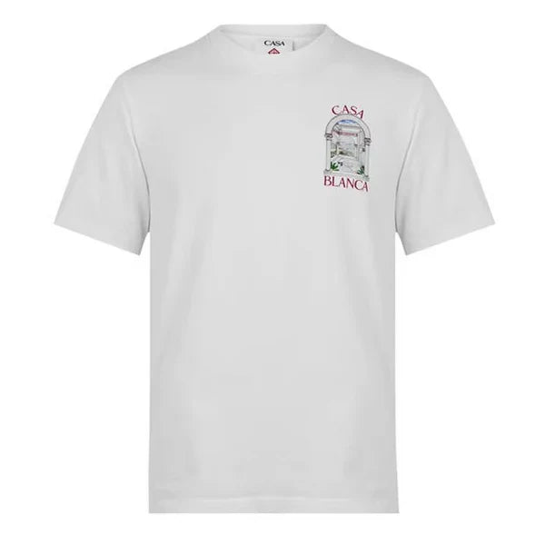 CASABLANCA T-SHIRT - LE PASSAGE - WHITE