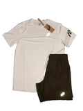 ASICS - Icon Set (Green shorts / Cream T shirt)