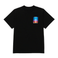 CASABLANCA T-SHIRT - GRADIENT - BLACK