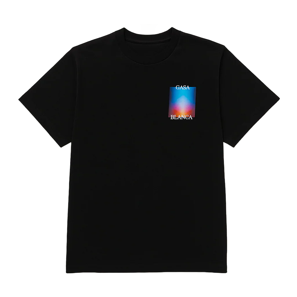 CASABLANCA T-SHIRT - GRADIENT - BLACK