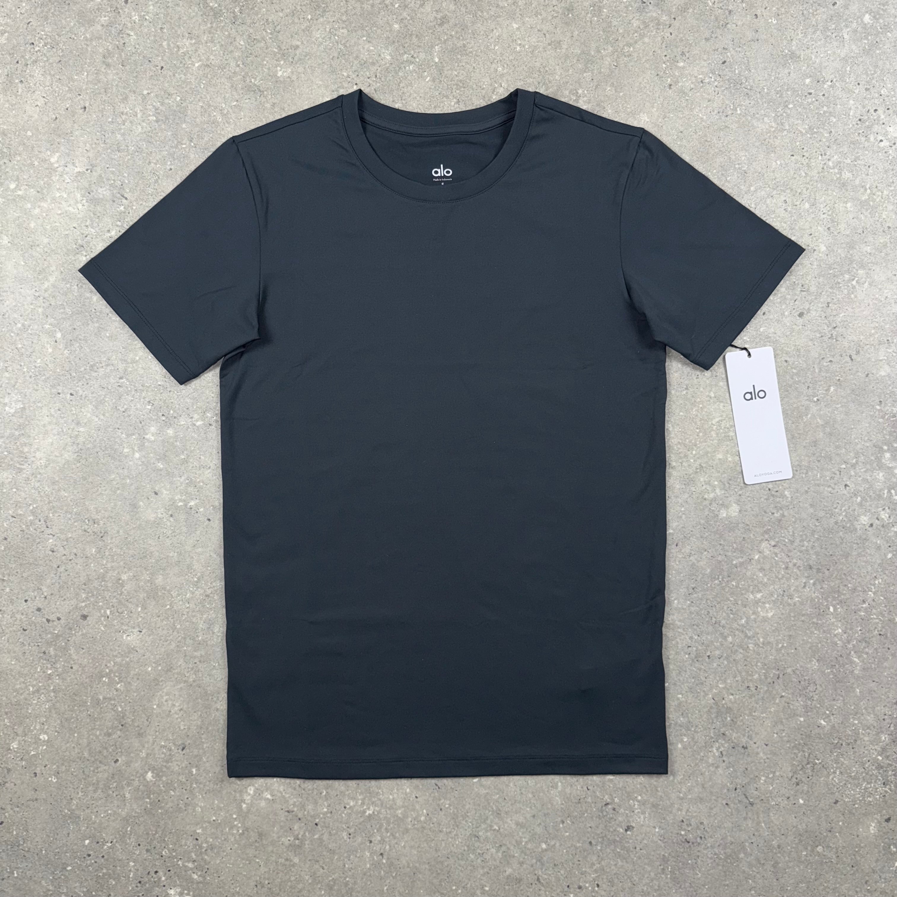 ALO CONQUER REFORM T-SHIRT - ANTHRACITE