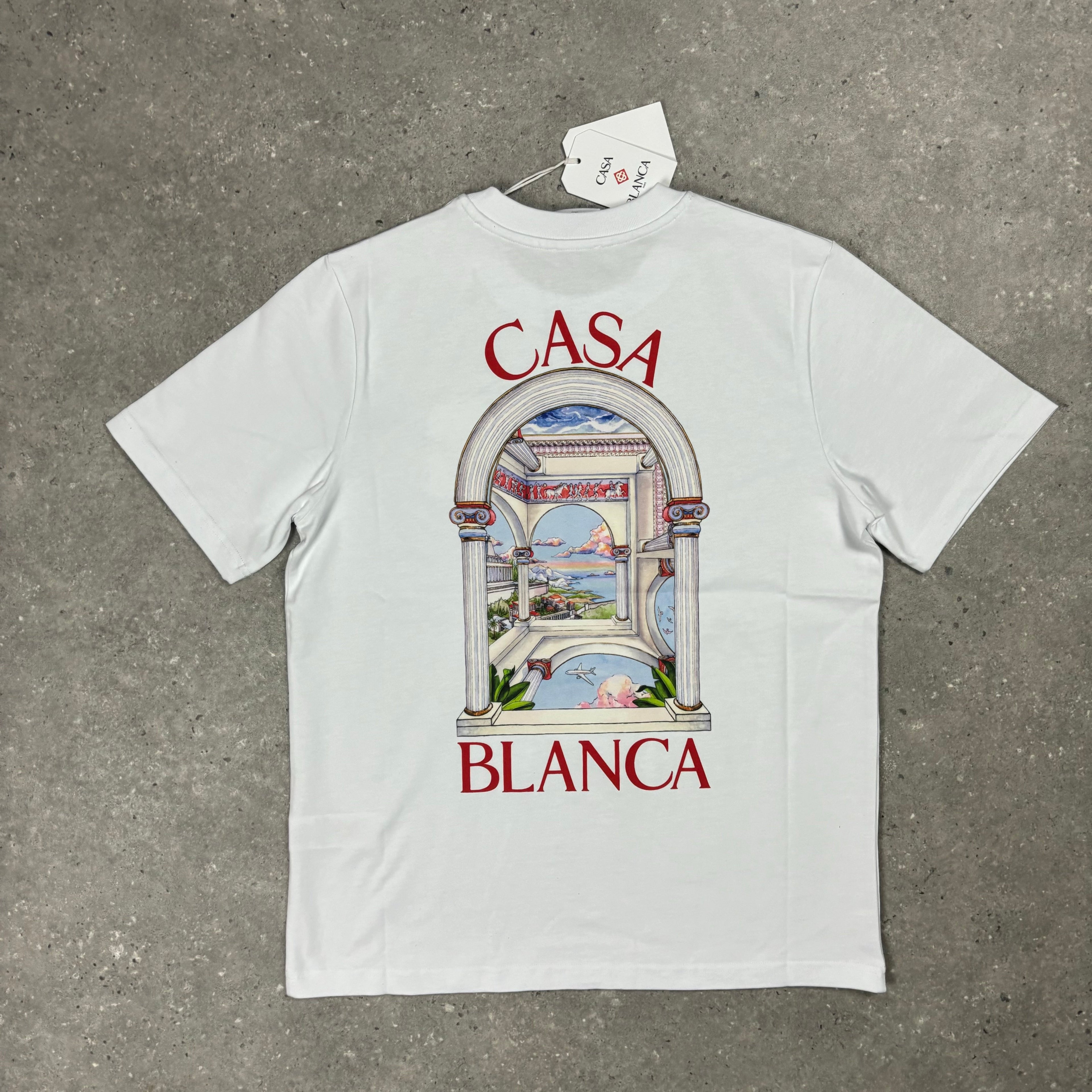 CASABLANCA T-SHIRT - LE PASSAGE - WHITE